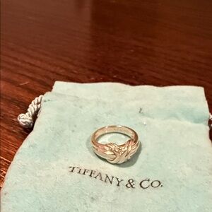 Tiffany & Co. Signature 1990 X ring in Sterling Silver Size 6